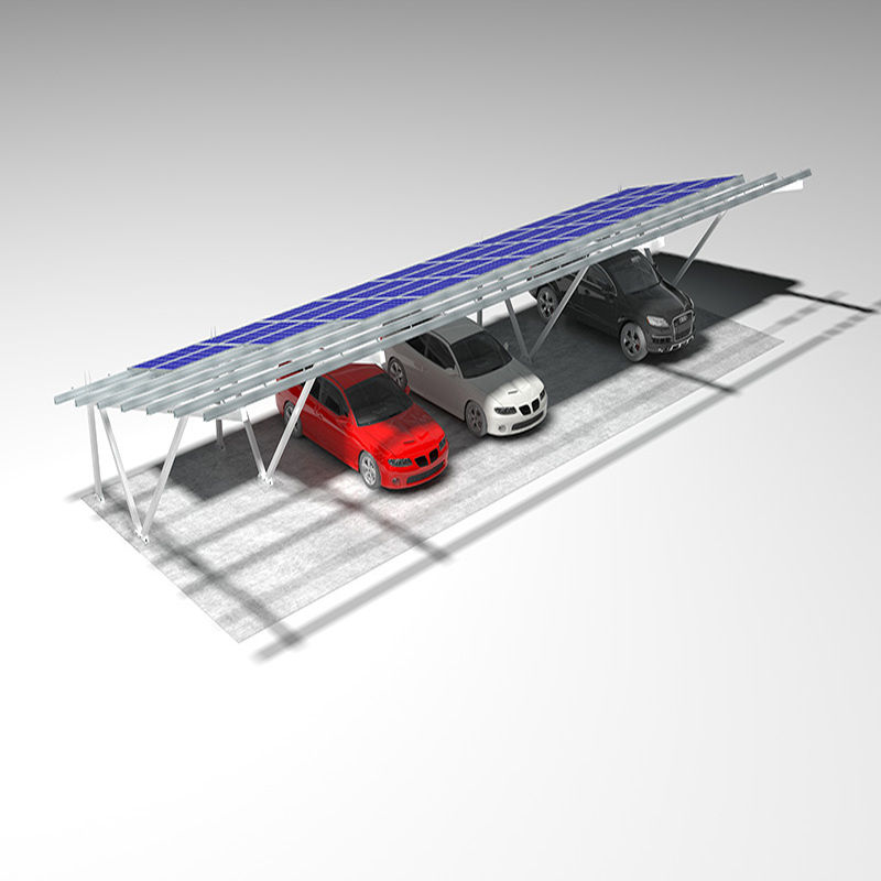 Sistema fotovoltaico per posto auto coperto B
